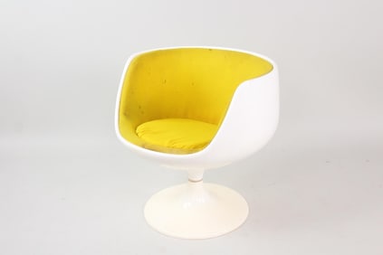 Space Age Eero Aarnio Cognac VSOP for Asko Chair in Yellow, 1 of 2