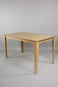Minimalist Wooden Desk Table by Peter Superti