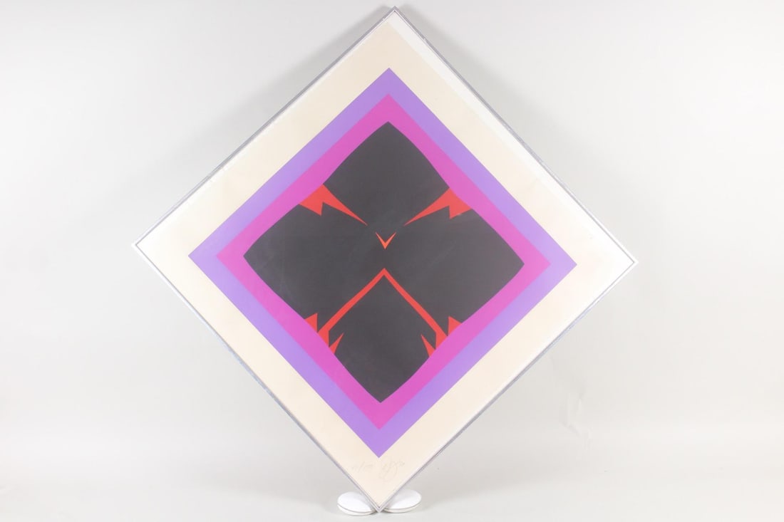 Jack Youngerman Abstract Limited Edition Serigraph, 1974 (1 of 8)