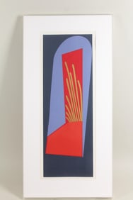 Tsubota Masahiko Abstract Screenprint 1974