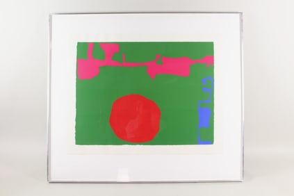 Patrick Heron Abstract Screenprint January 1973 Plate 11
