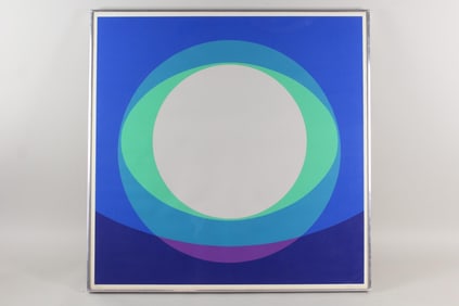 Herbert Bayer Screenprint "Aging Star" 1968