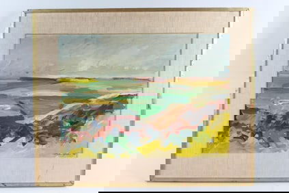Abstract Expressionist Oil Painting "Southern Landscape" Michael Junkin