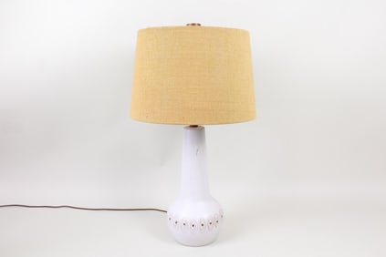Marshall Studios Spiral Decorated Ceramic Lamp, Jane & Gordon Martz