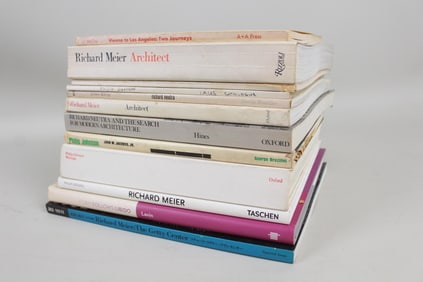 Lot of 12 Art Books, Architects & Architecture, Richard Neutra, Meier, Philip Johnson