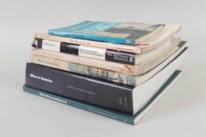 Lot of 7 Mies van der Rohe Books, Architecture Design