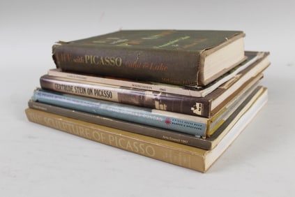 Lot of 6 Art Books, Pablo Picasso, Camille Pissarro, Sculpture, Gertrude Stein
