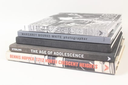 Lot of 5 Photography Books; Szabo, Sterling, Bourke White, Hopper, Black Panthers