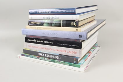 Lot of 11 Art Books, Exhibition Monographs, Catalogues, Gene Davis, Calder, Avery, Mito