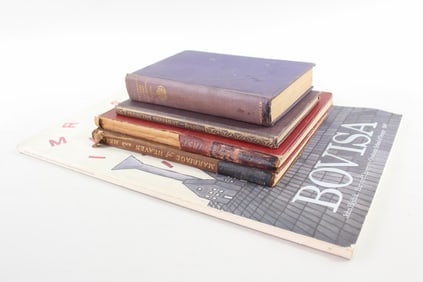 Lot of 5 Collectible Illustrated Books, Gitanjali, Ornament, Bovisa Hejduk, William Blake