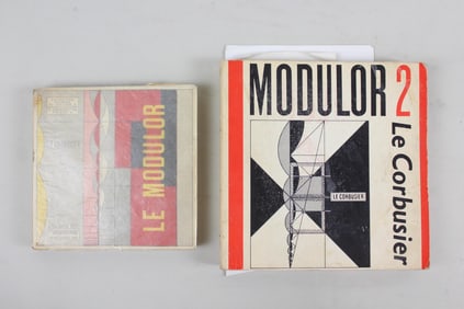 Lot of 2 Le Corbusier 'Modulor' & 'Modulor 2' Architecture Design Art Books
