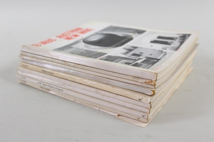 Lot of 9 Architecture IAUS Journal Catalogues, Institute for Architecture and Urban Studies