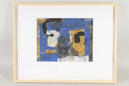 Jack Jefferson Abstract Aquatint "#6" 1988