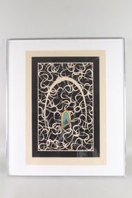 Lucas Samaras "Hook and Ribbon" Screenprint 1972