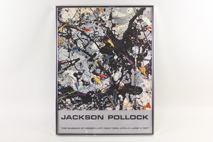 Jackson Pollack MOMA Exhibition Poster 1967