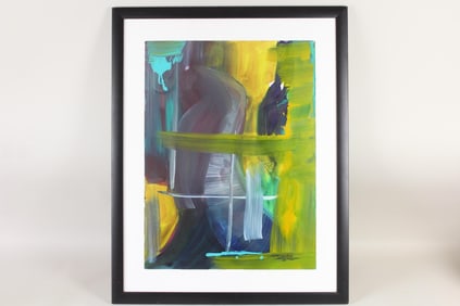 Abstract Painting "Summer's Heat" by Lynn Mills