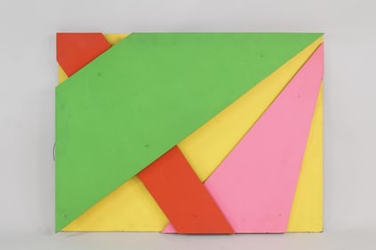 Postmodern Pop Art Wall Sculpture, "Kern En Route"