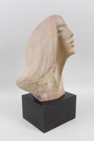 Postmodern Carved Plaster "Stargazer" Head, David Fisher for Austin Prod