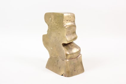 Modernist Abstract Bronze Sculpture Style of Umberto Boccioni, Unsigned