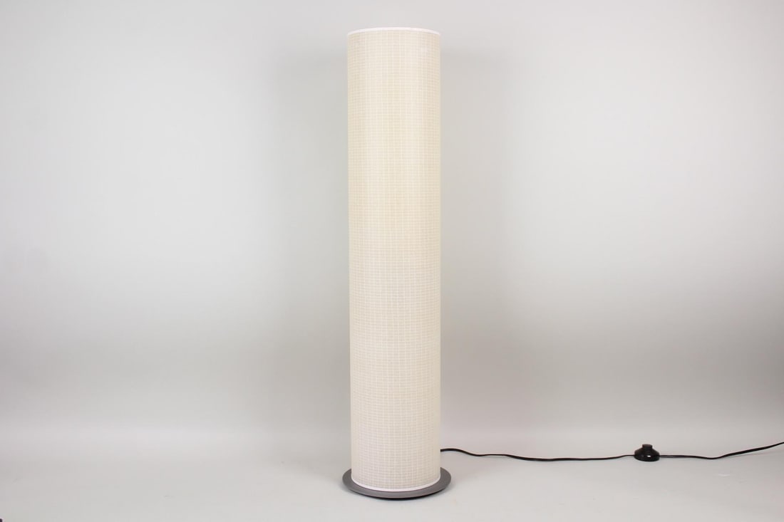 Postmodern SCE France Paper Shade Column Floor Lamp, Japanese Style (1 of 7)