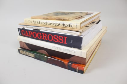 Lot of 8 Art Books, O'Keefe, Delauney, Gris & More