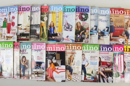 Lot of 93 Domino Home Interior Decorating Design Magazines