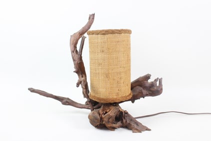 Mid-Century Modern Organic Driftwood Sculptural Lamp