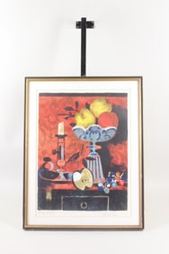 Mid-Century Modern Yves Ganne Lithograph, Artist's Proof