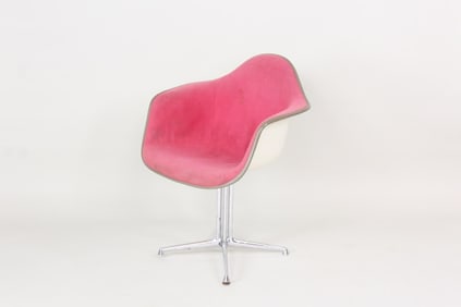 Pink Eames for Herman Miller Chair on La Fonda Base