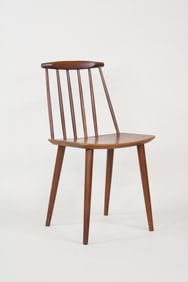 Mid-Century Modern Spindle Back 'J77' Chair, Folke Palsson for Danish Control Mobler