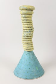 Jamie Walker Postmodern Studio Pottery Vase 1982