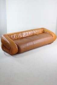 Leather 'Anfibio' Sofa, Alessandro Becchi for Giovannetti Italy