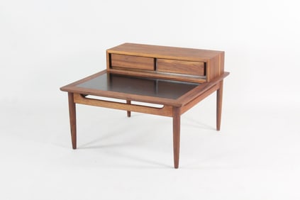 Mid-Century Modern Side Table with Drawers, Merton Gershun for American of Martinsville