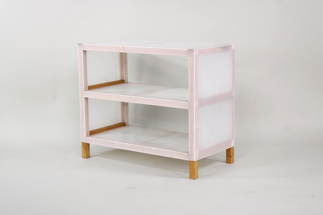 Vintage IKEA 'Vestby' Wood & Plastic Shelf (1 of 13)