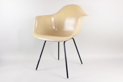 Herman Miller Eames Fiberglass Armchair in Light Ochre