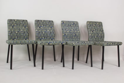 Set of 4 Postmodern 'Mandarin' Chairs, Ettore Sottsass for Knoll, 1 of 3