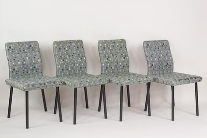 Set of 4 Postmodern 'Mandarin' Chairs, Ettore Sottsass for Knoll, 3 of 3