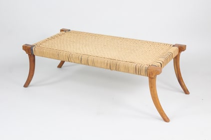 Robsjohn-Gibbings Style Klismos Bench