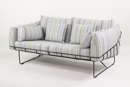 Herman Miller Wireframe Metal Sofa