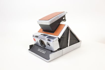 Polaroid SX-70 Land Camera with Leather Case