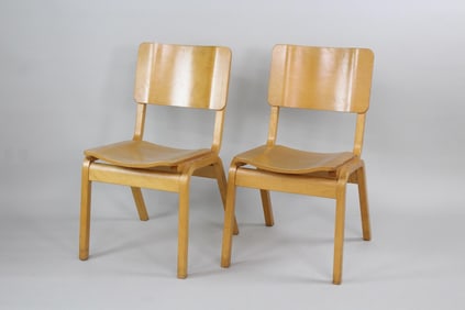 Pair of Mid-Century Modern Thonet Bentwood Chairs