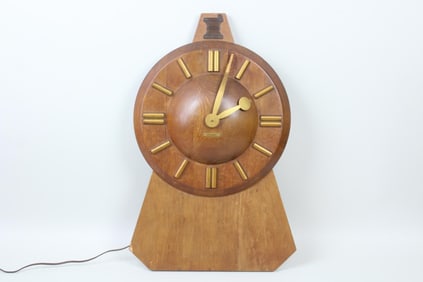 Mid-Century Modern Seth Thomas Wall Clock, Pharmacy