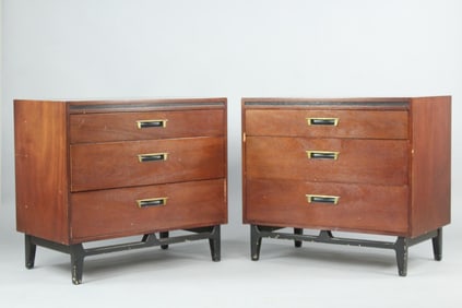 Pair of Mid-Century Modern Dressers, Red Lion Table Co.