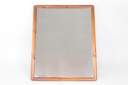 Mid-Century Danish Modern Wood Framed Mirror