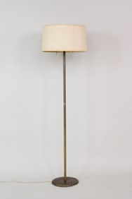 Mid-Century Modern Gerald Thurston Style Metal Floor Lamp