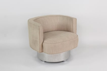 Mid-Century Modern Swivel Tub Chair, Kagan Style