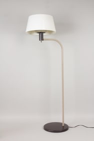 Mid-Century Modern Neutral Floor Lamp, Gerald Thurston for Lightolier