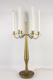 Mid-Century Modern Oversized Candelabra Lamp, Parzinger Style