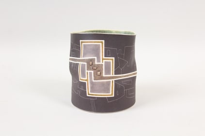 Abstract Porcelain 'Akopan Cup 2' by Jose Sierra