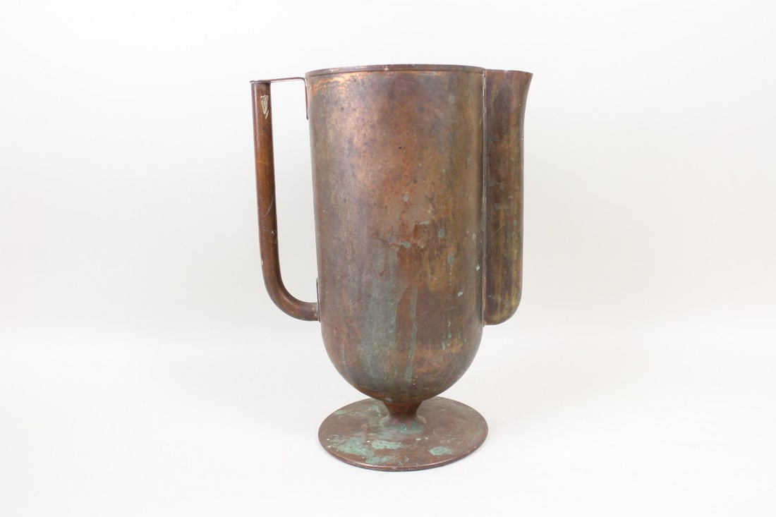 Art Deco Walter Von Nessen Copper Water Pitcher (1 of 8)